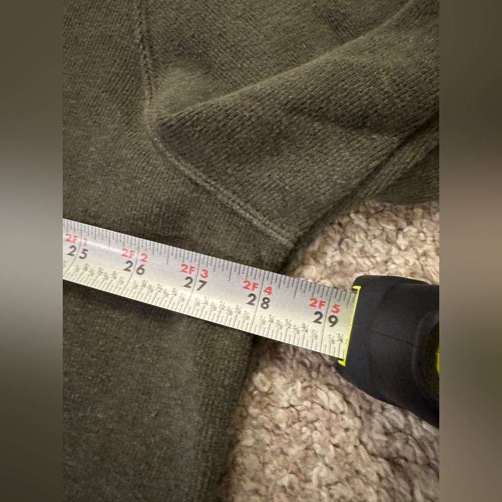 Vintage Men's Size XXL 2XL Polo Ralph Lauren 1/4 Zip Knit Sweatshirt Green - Picture 4 of 5